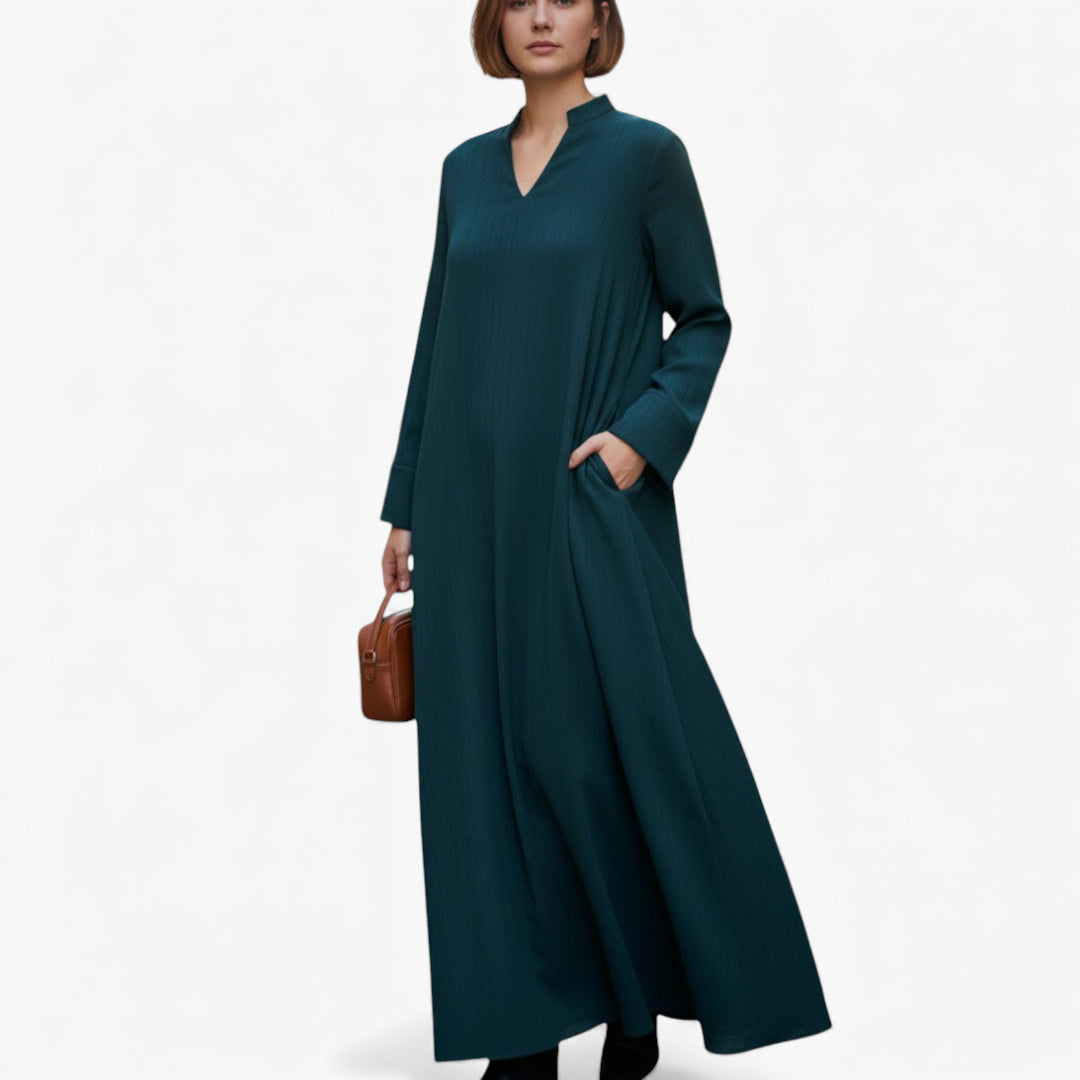 Women’s Long Sleeve Shirt Dress | Maxi