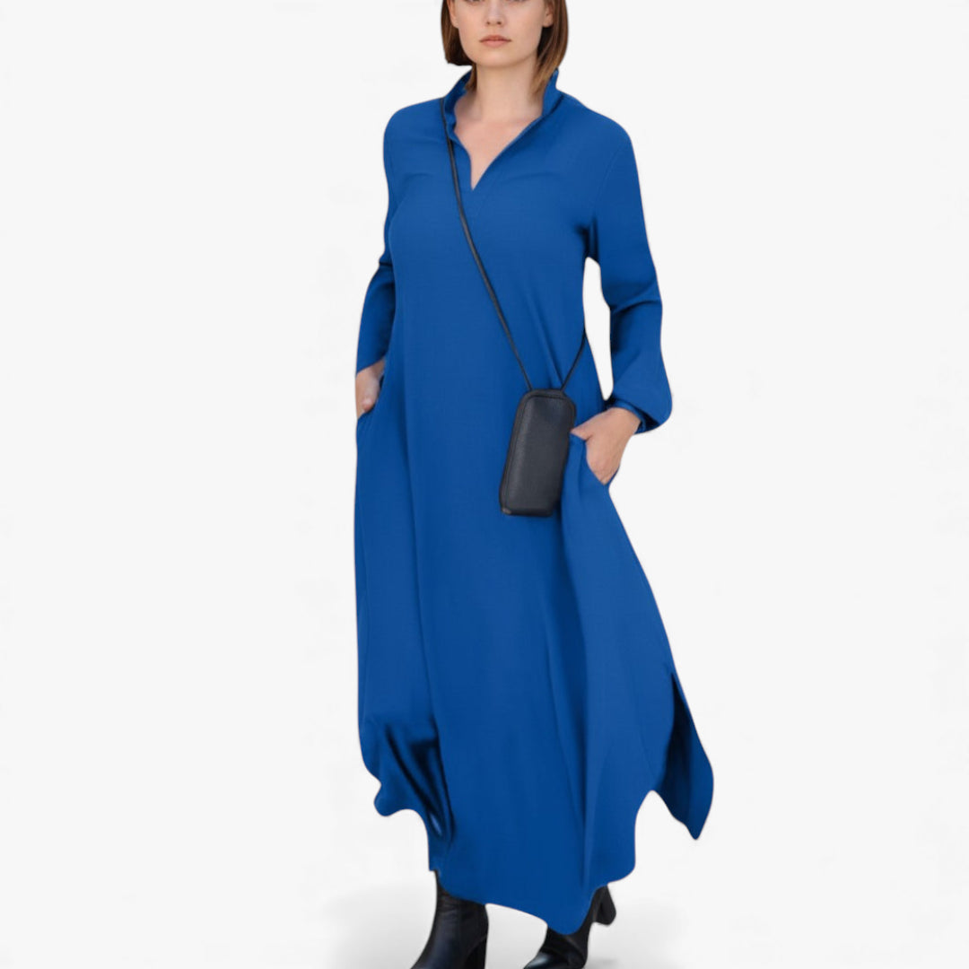 Women’s Long Sleeve Shirt Dress | Maxi